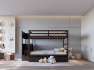 bb50_orig.jpg BB50 FULL/FULL Bunk Bed w/Twin Trundle + Staircase Storage