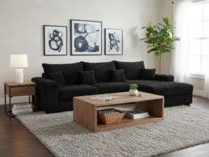 9523 Sectional Black