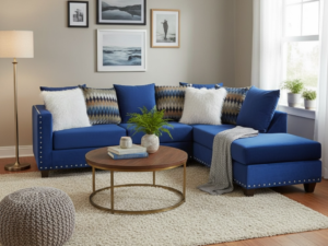 Sectional Blue Velvet (sold out)