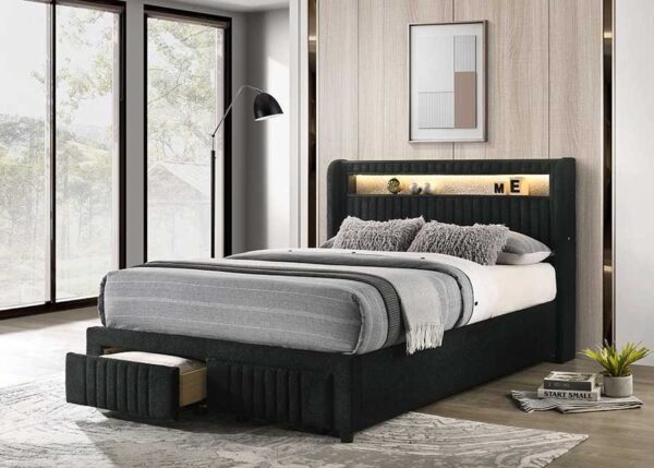 cupid-black-full2_orig.jpg Cupid Black Platform Bed - Twin, Full