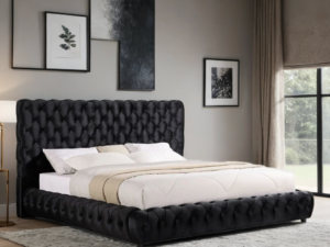 Dream Black Platform Bed - Queen, King