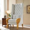 A-CH02 Throne 62.5" Tall (White)