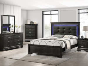 Arya Bedroom Set Black (ONLY PIECES)