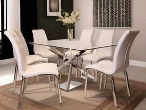 fb1f08_74fe7d1a815242519a29ffe39208b8b5mv2-e1741301445850.jpg Rectangle Dining Set with White Chairs 7PC
