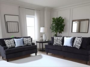 Sofa & Loveseat Black