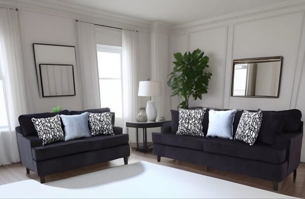 Sofa & Loveseat Black