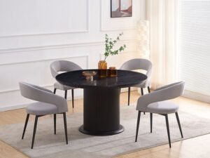 Jordan 5PC Dining Set Grey