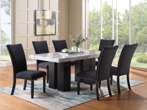 Axel 7PC Dining Set White Top (SOLD OUT)