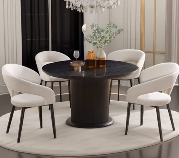 Jordan 5PC Dining Set White (SOLD OUT)