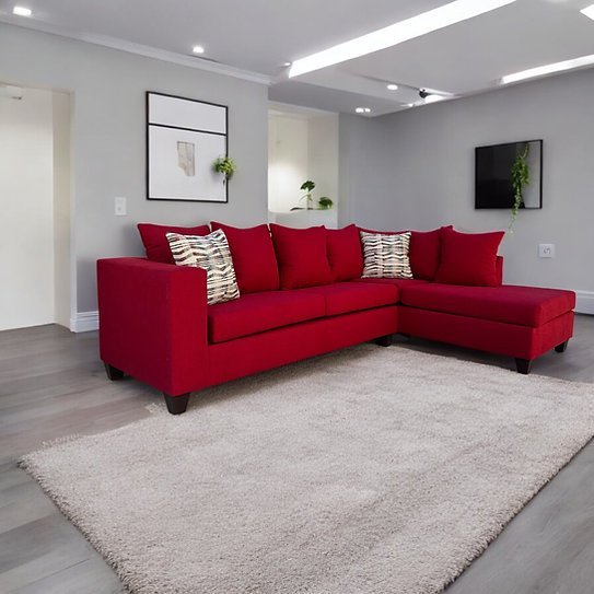 Sectional Penelope Crimson