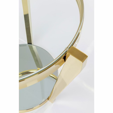 Crystal 3PC Coffee Table SET - Gold