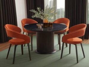 Jordan 5PC Dining Set Terracotta