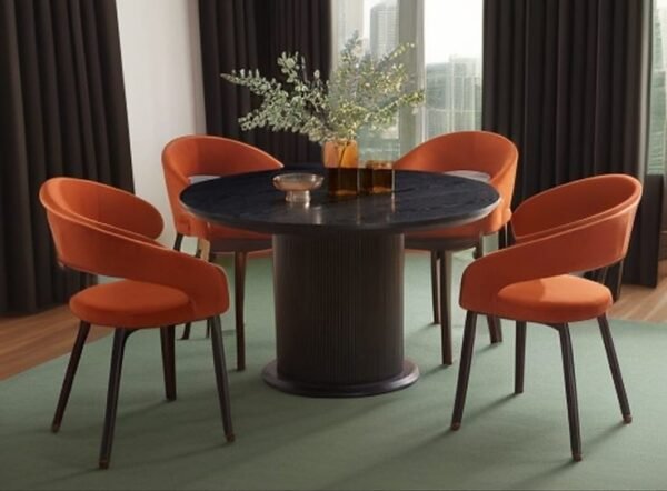 Jordan 5PC Dining Set Terracotta