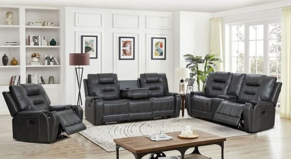 Anderson Recliner Set Grey (SOLD OUT)