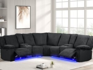 Flash Power Reclining Sectional