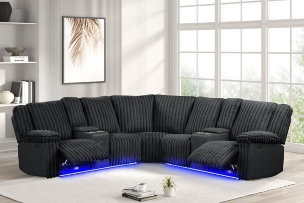 Flash Power Reclining Sectional