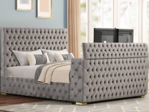 Future Gray Platform Bed - Queen, King