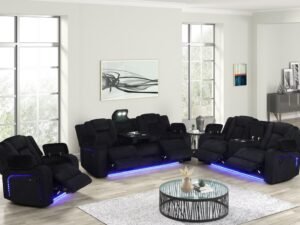 Hulk10 Black - 3PC Reclining Set