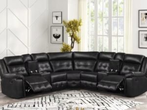 Jacob2 Black - Reclining Sectional