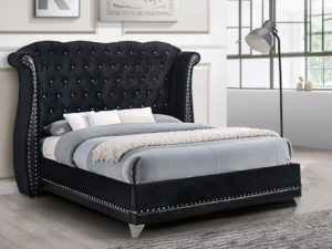 luxor-black_orig.png Luxor Black Platform Bed- Queen, King