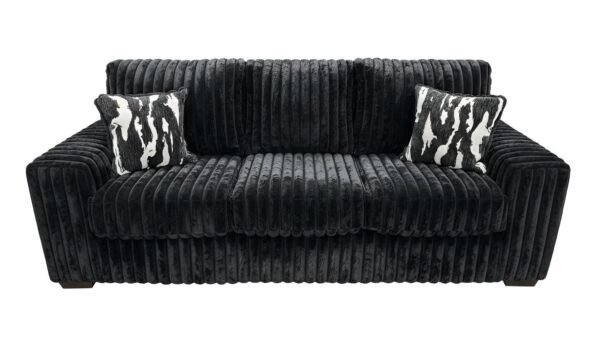 S319 Sofa and Loveseat (Black)