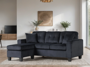 Cris Black - Reversible Sectional