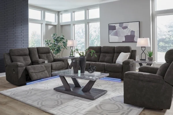 Ashley 636-05 - 2pc or 3pc Reclining Set (Multi-Color LED Lights)