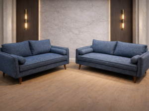 Venti Blue - 2PC Living Room Set