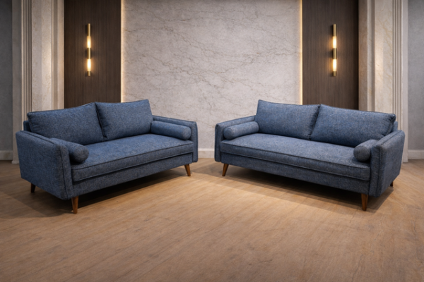 Venti Blue - 2PC Living Room Set