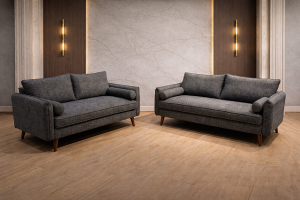 Venti Grey - 2PC Living Room Set