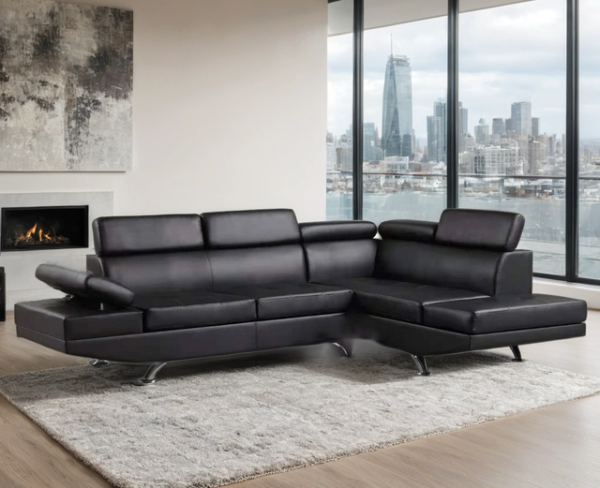 Moderno - Sectional (Black)