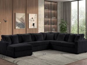 Solana Black Sectional