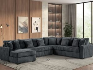 Solana Charcoal Sectional (1 LEFT)