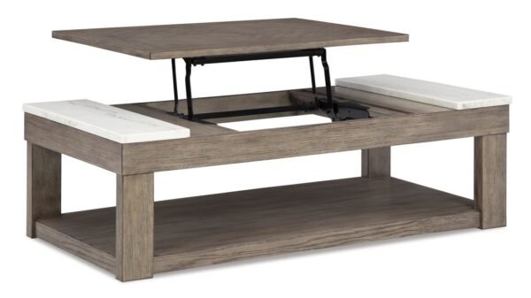 T854-9 Lift Top Cocktail Table (MARBLE TOP)