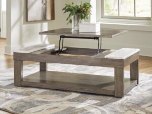 T854-9 Lift Top Cocktail Table (MARBLE TOP)