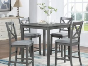 tahoe-gray_orig.jpg Tahoe - Grey - Pub Table + 4 Chairs