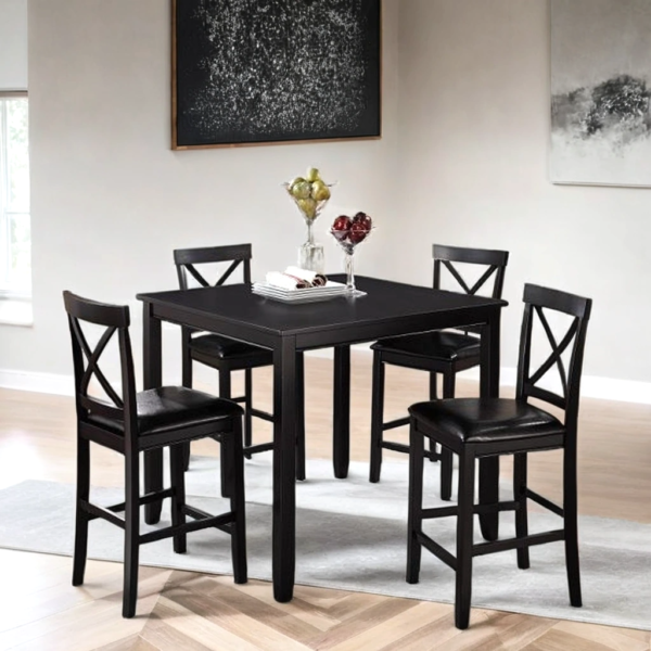 tahoe_orig.png Tahoe - Cappuccino - Pub Table + 4 Chairs
