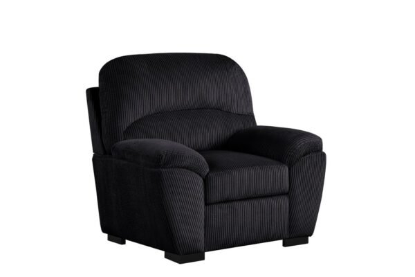 Tiffany10 Black - 2PC or 3PC Living Room Set