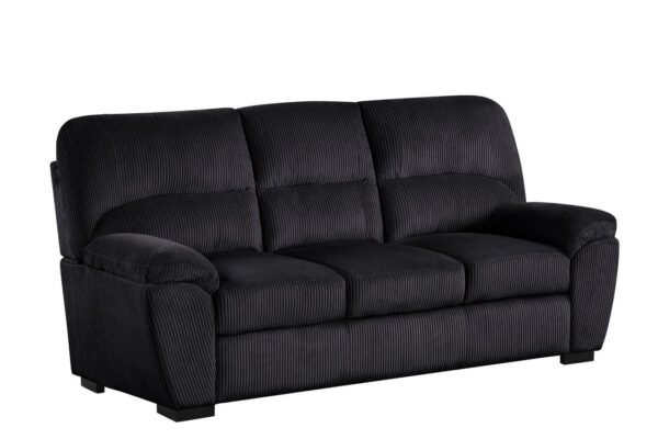 Tiffany10 Black - 2PC or 3PC Living Room Set