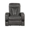 TOPGUN2 Dark Gray - Power Recliner (Bluetooth Speaker + Led Light)