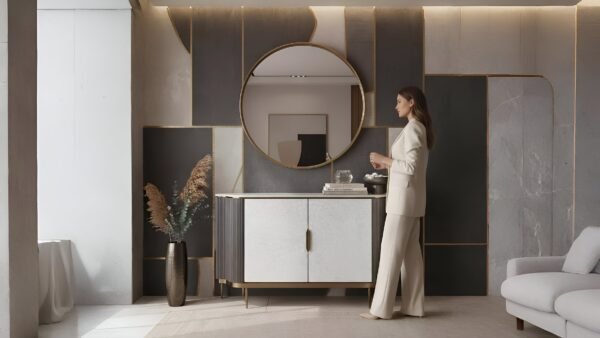 Solara Sideboard (Grey Silver)