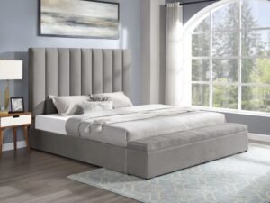 Valencia - Gray Platform Bed