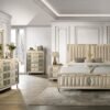 Venetian 4pc or 5pc Platform Bedroom Set - Queen, King